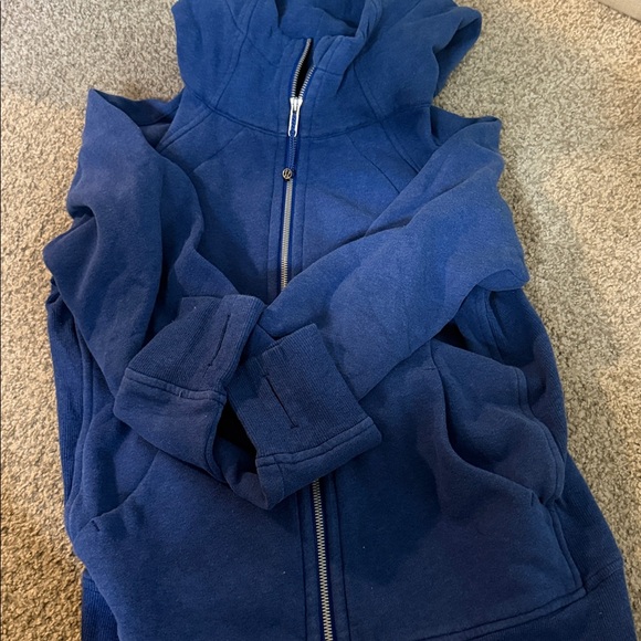 Blue Scuba Full Zip-Up Hoodie - Picture 1 of 4